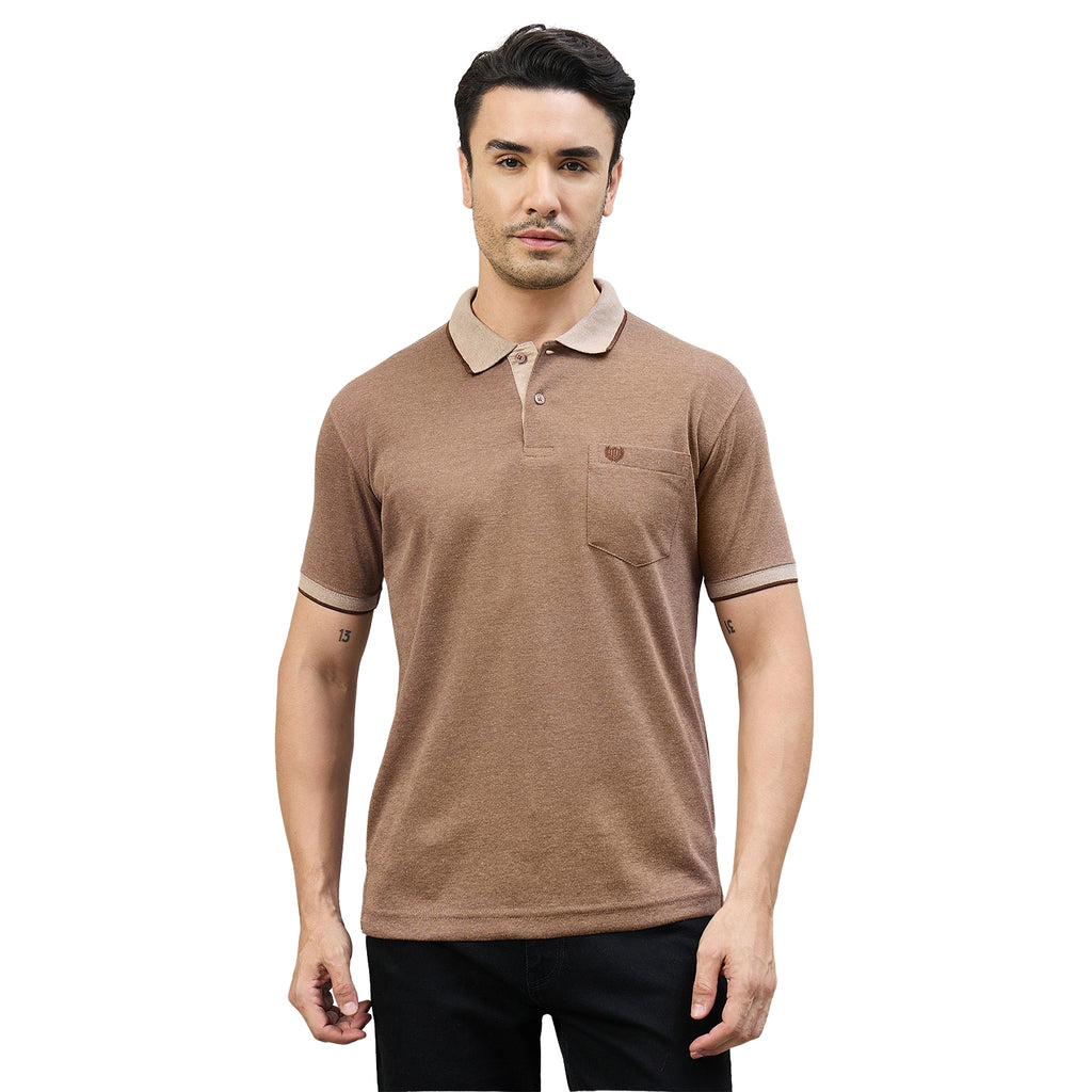 Duke Men Half Sleeve Cotton Smart Fit Casual T-shirt (SD74)