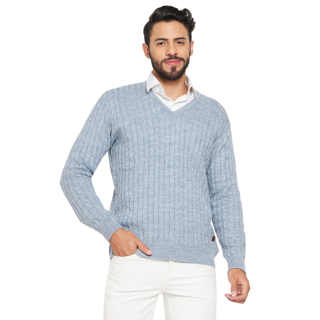 Duke Urban Men Full Sleeve V Neck Sweater (SDS2046)