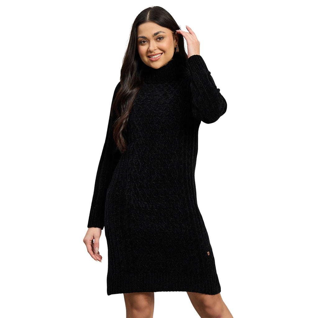 Duke Urban Women High Neck Full Sleeve Sweater (SDS1255C)