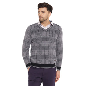 Duke Stardust Men Full Sleeve V-Neck Sweater (SDS2126)