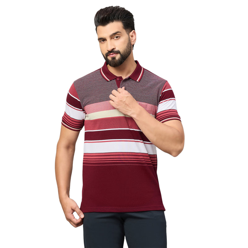 Duke Urban Men Half Sleeve Polo Cotton Tshirt (LF7463)