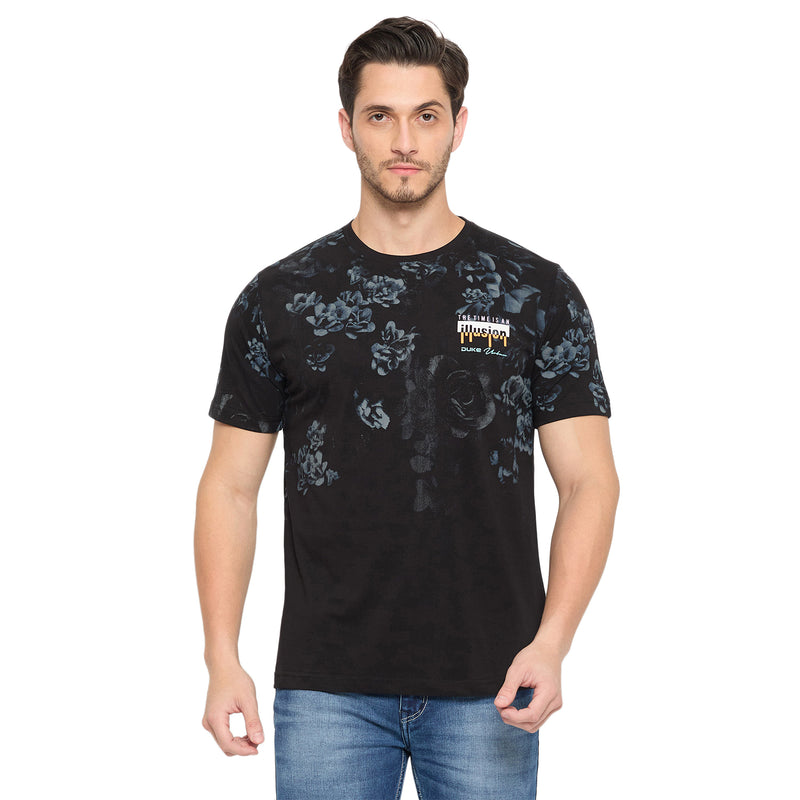 Duke Urban Men Half Sleeve Cotton T-shirt (LF7224)