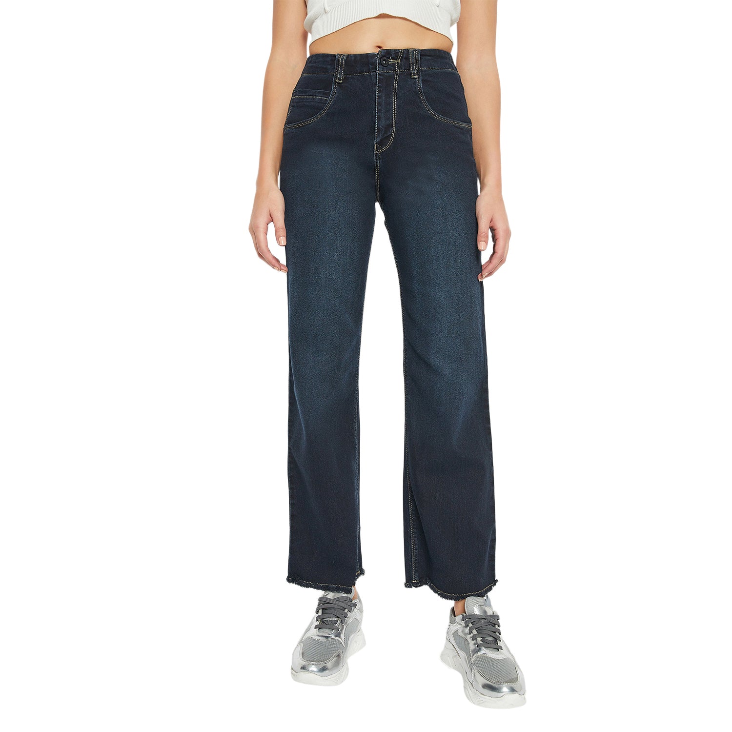 Duke Urban Women Straight Fit Stretchable Jeans (SDD6743)