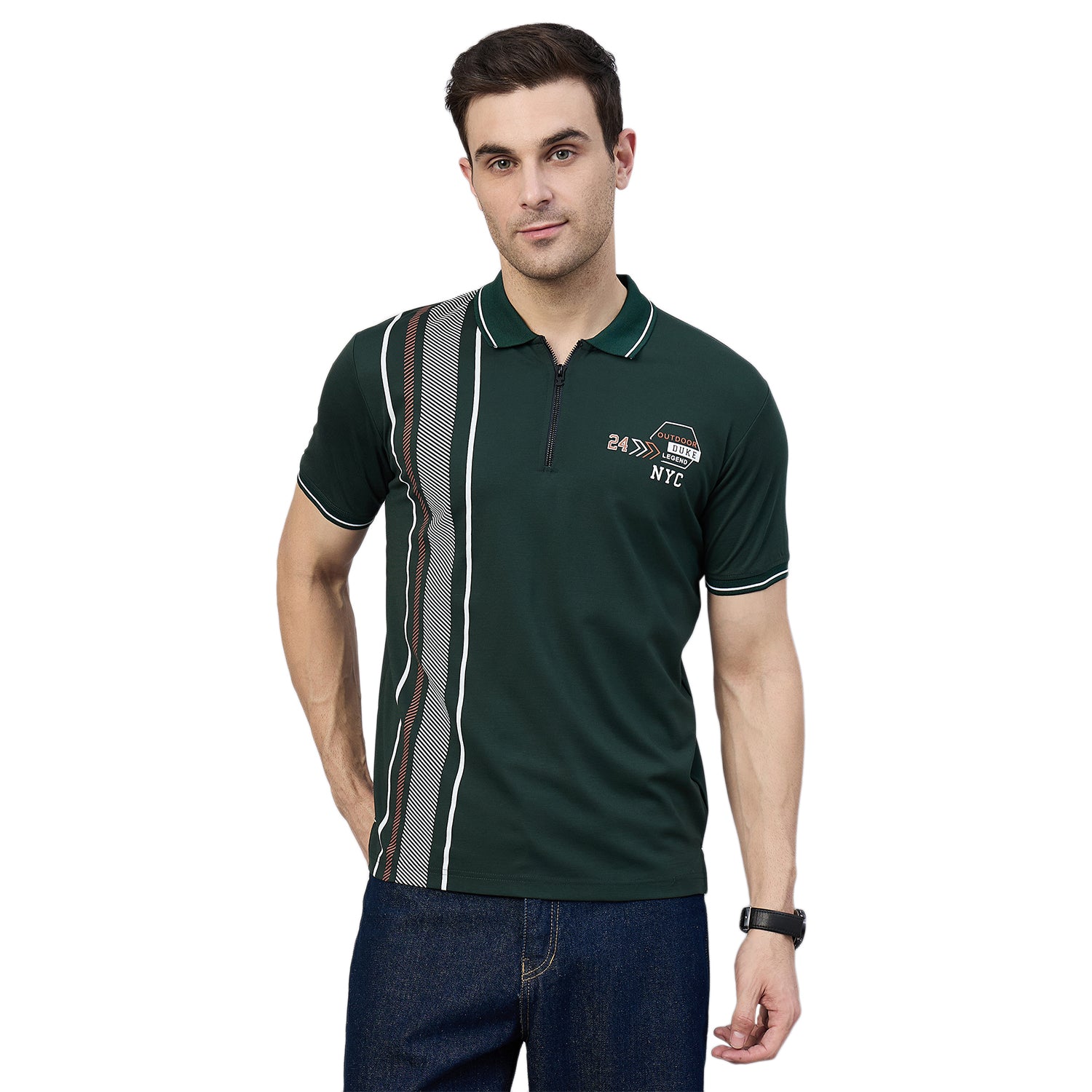 Duke Urban Men Half Sleeve Cotton Polo Tshirt (ON3168)