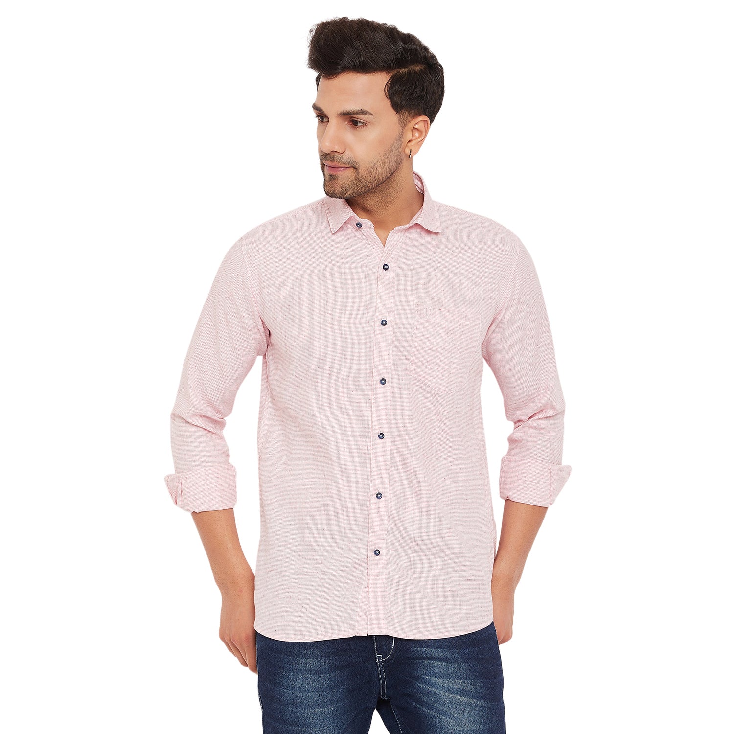 Duke Men Stardust Cotton Full Sleeve Shirt (SDO8PCDL)