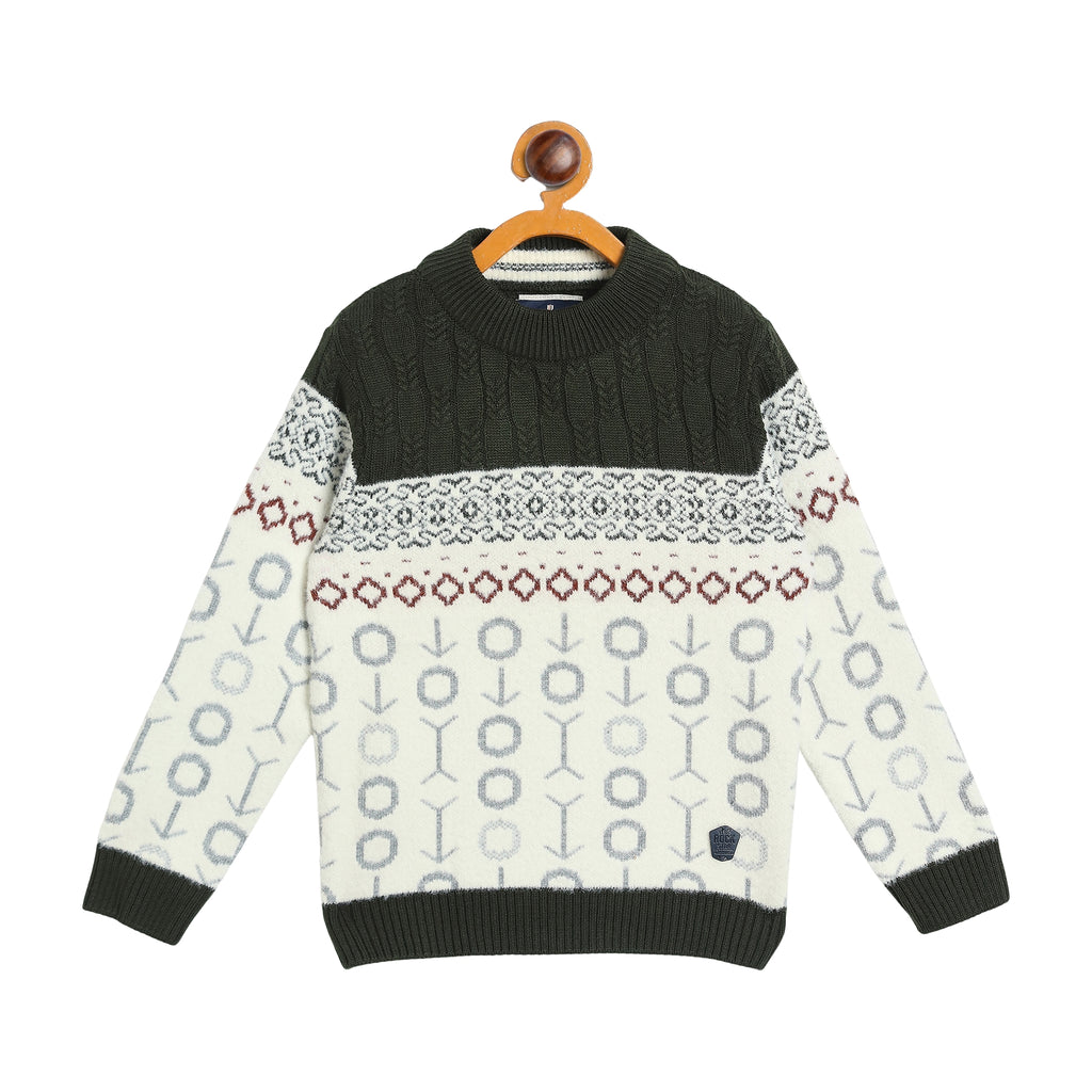 Duke Urban Boys Full Sleeve Round Neck Regular Sweater (SDS3642)