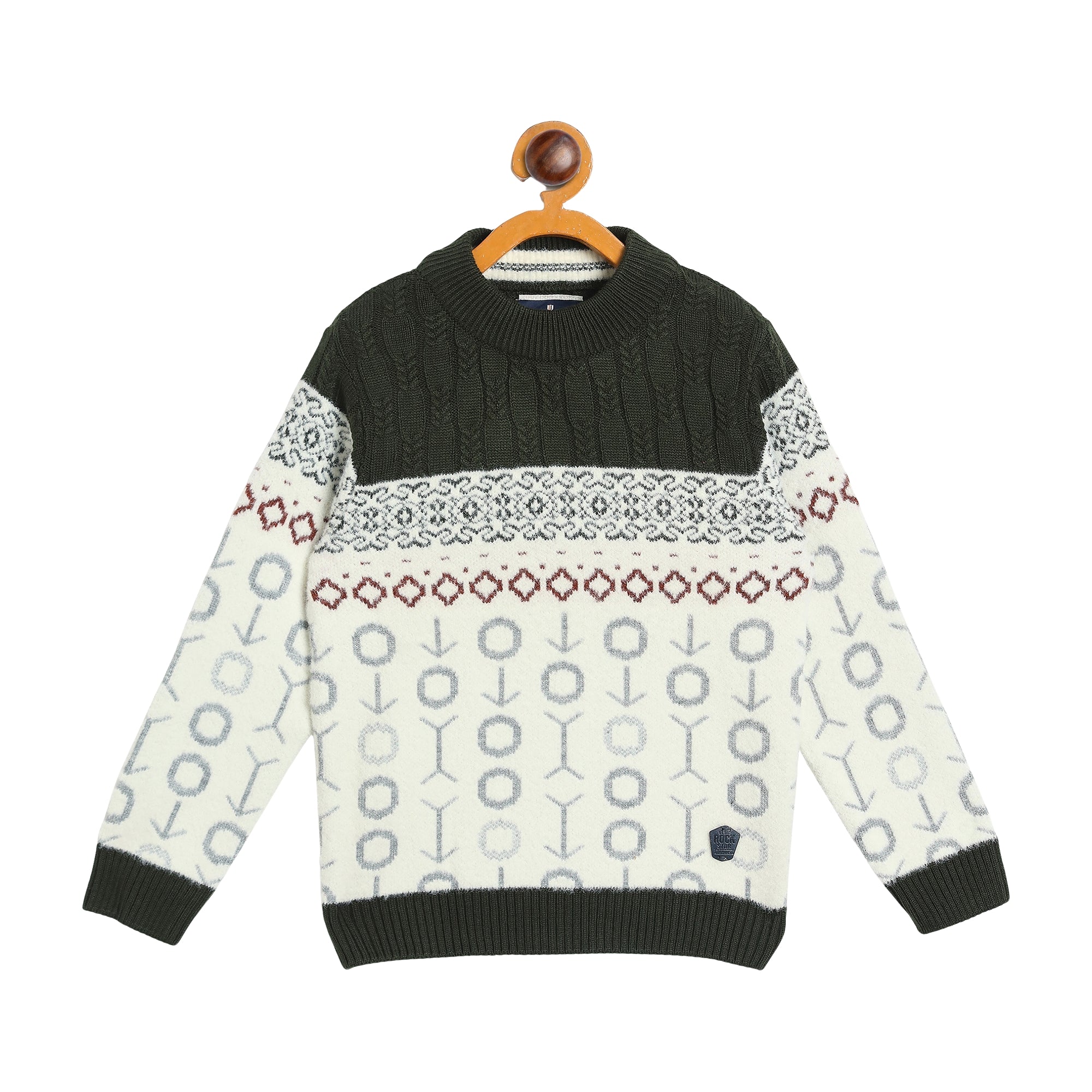 Duke Urban Boys Full Sleeve Round Neck Regular Sweater (SDS3642)