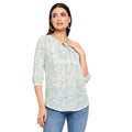 Duke Stardust Women V-Neck 3/4th Sleeve Printed Top (SDX3274)