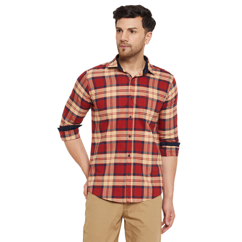 Duke Urban Men Full Sleeve Cotton Shirt (SDO5CKOM)