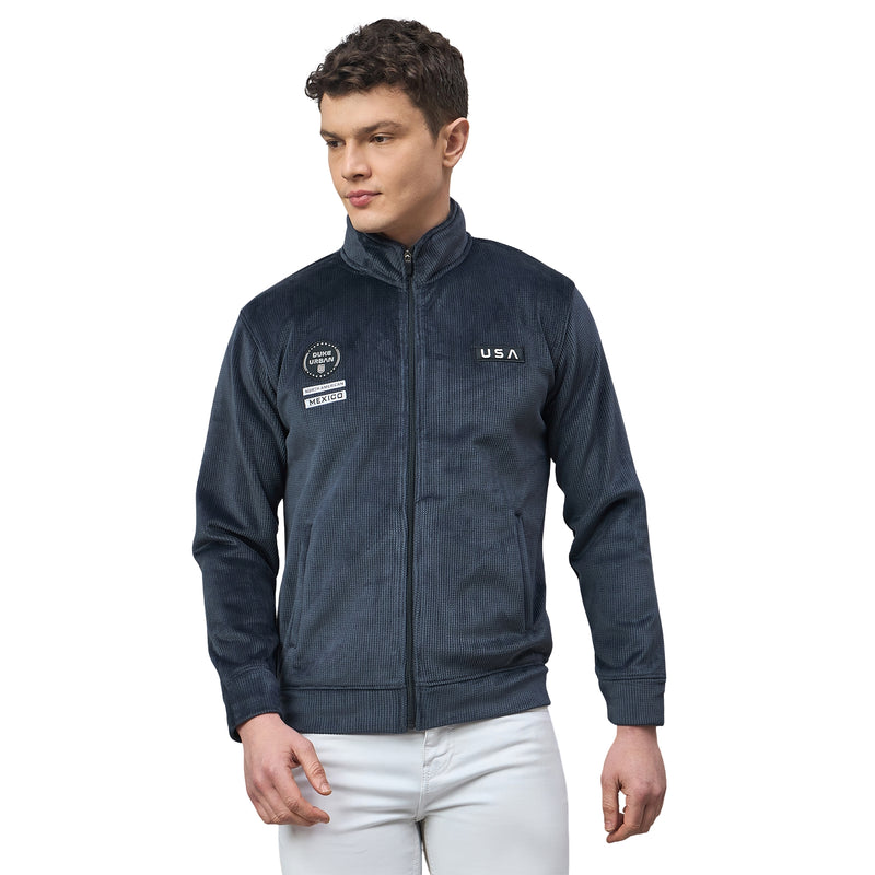 Duke Urban Men Full Sleeve Zipper Sweatshirt (LF6533)