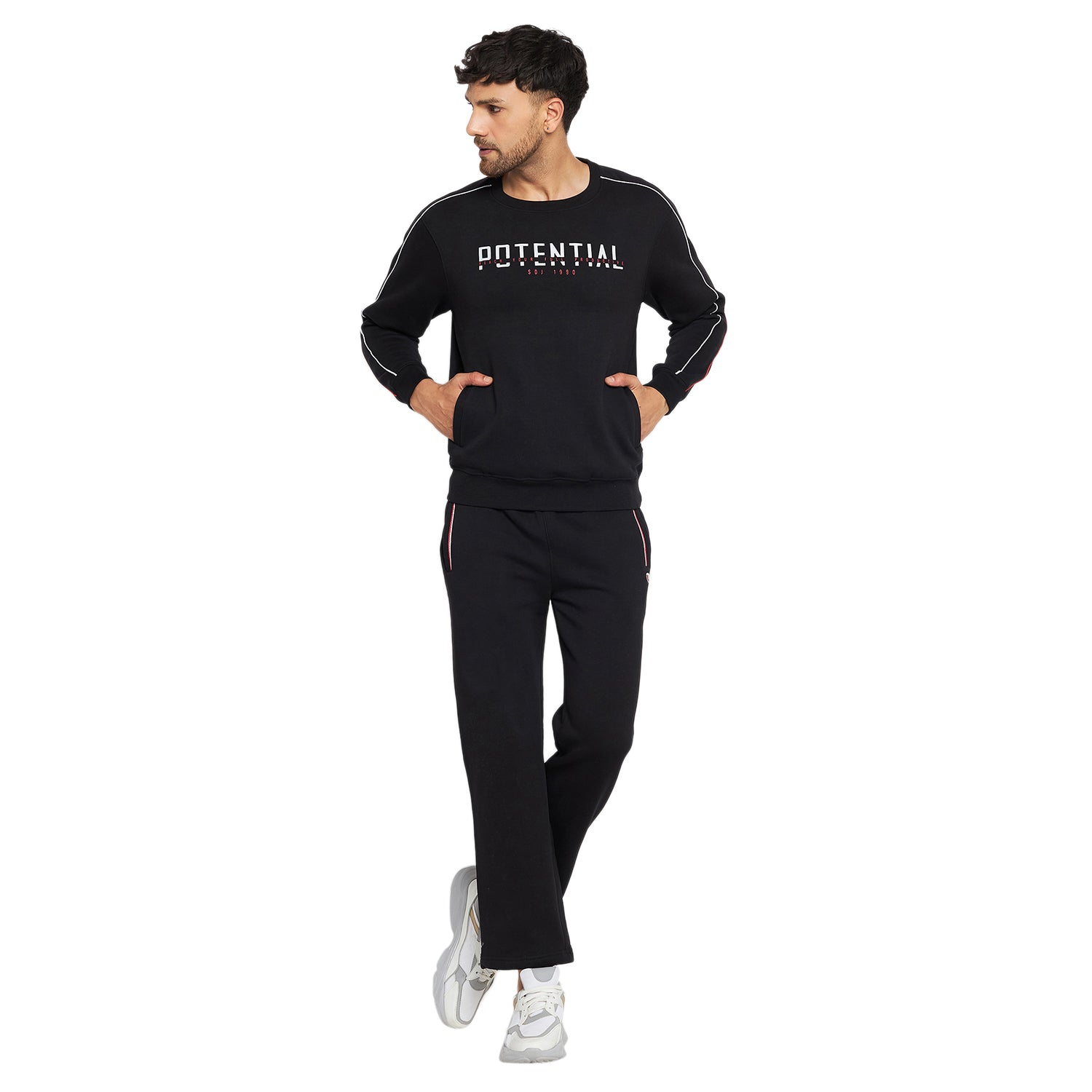 Duke Urban Men Solid Track-Suit (LF3715)