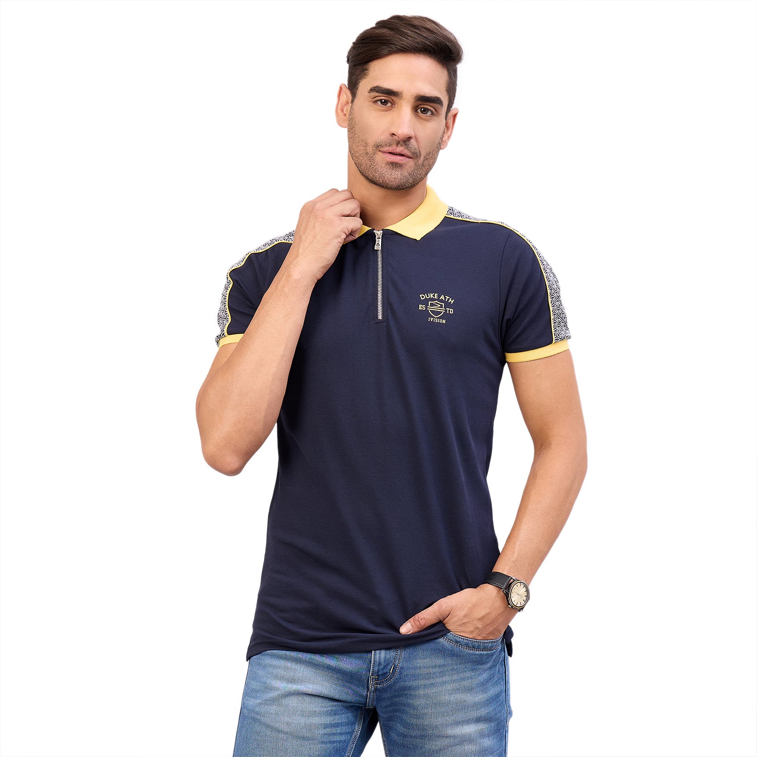 Duke Urban Men Half Sleeve Cotton Polo Tshirt (ON3054)