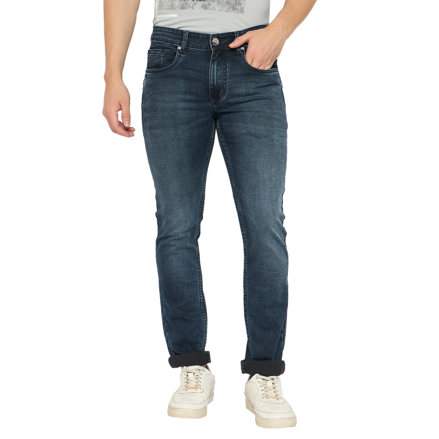 Duke Urban Men Narrow Bottom Stretchable Jeans (SDD5726N)
