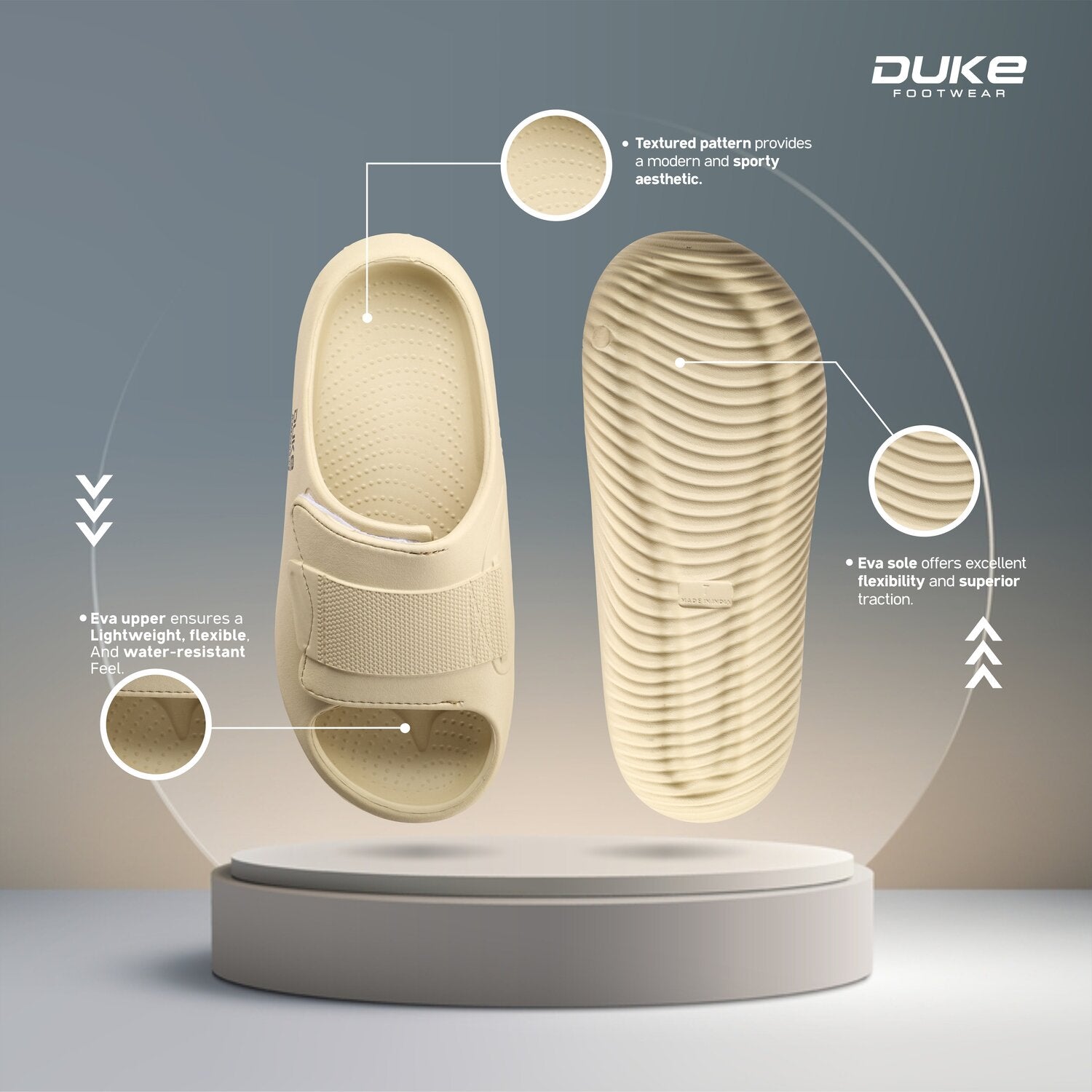 Duke Mens Maxflex Sliders (FWC6193)