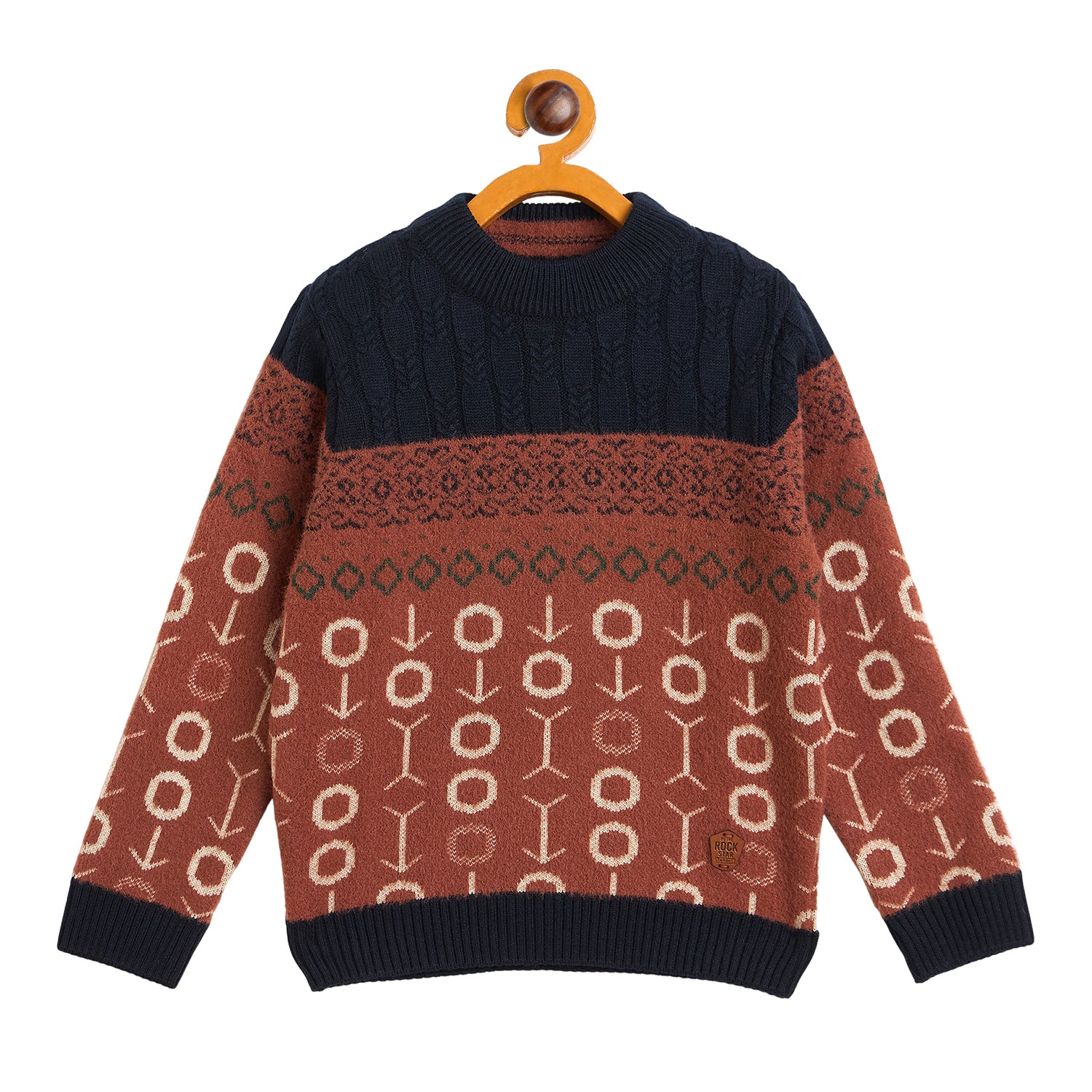 Duke Urban Boys Full Sleeve Round Neck Regular Sweater (SDS3642)