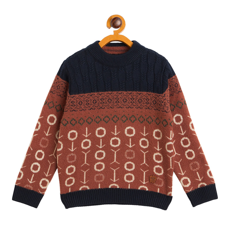 Duke Urban Boys Full Sleeve Round Neck Regular Sweater (SDS3642)