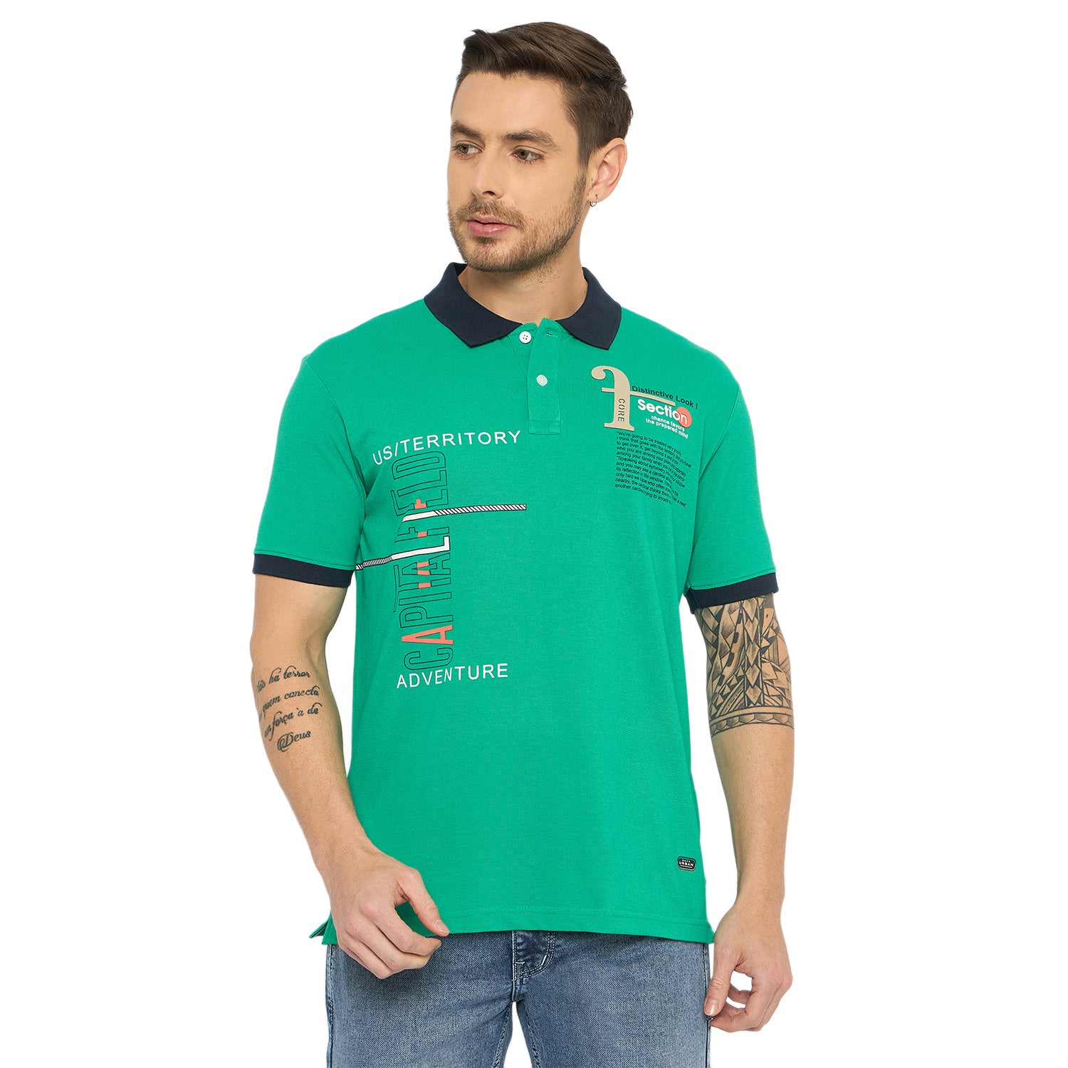 Duke Urban Men Half Sleeve Cotton Tshirt (ONLF305)