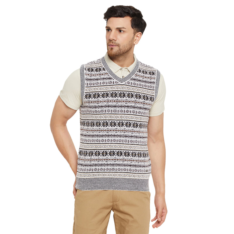Duke Urban Men Sleeveless V Neck Sweater (SDS2161)
