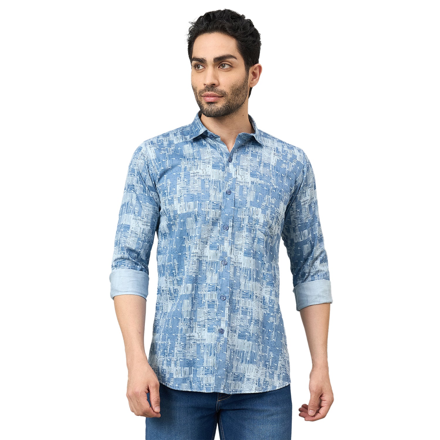 Duke Urban Men Full Sleeve Cotton Shirt (SDO8PRAP)