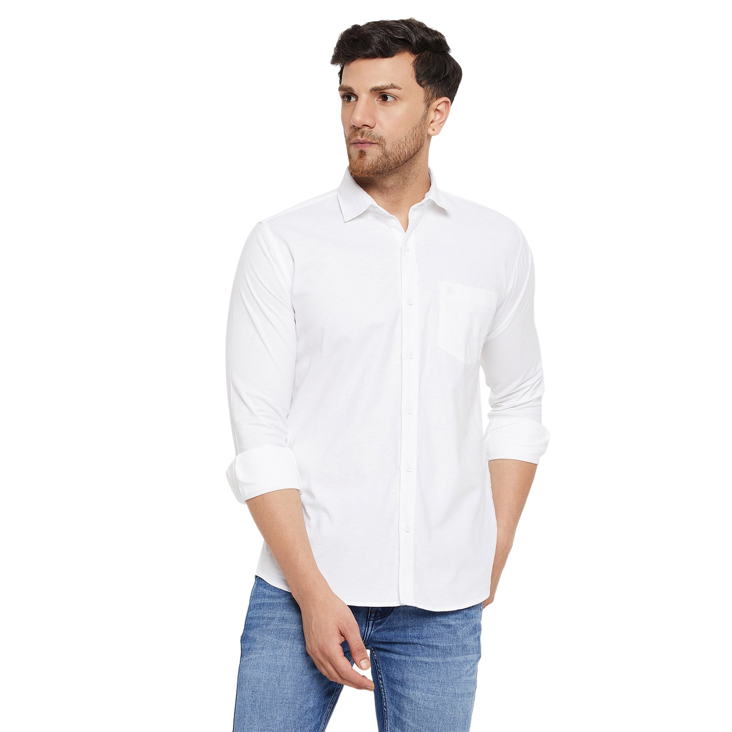 Duke Urban Men Full Sleeve Cotton Shirt (SDO8PLOS)