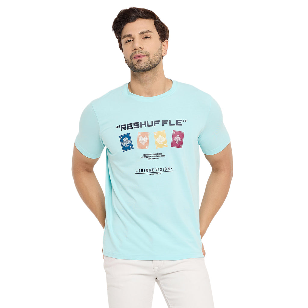 Duke Urban Men Half Sleeve Cotton T-shirt (LF7148)