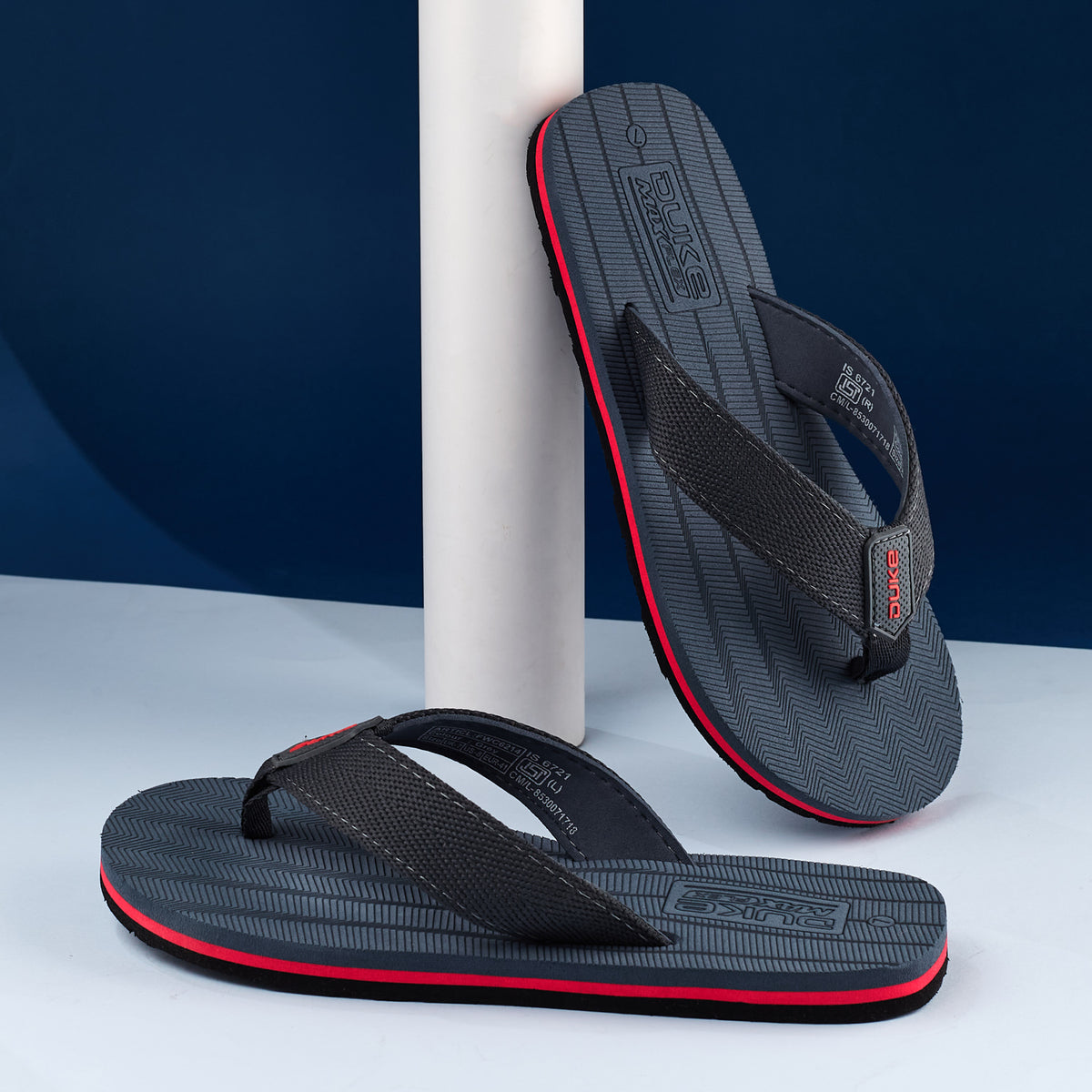 Duke Mens Shadowstride Flip-Flops (FWC6214)