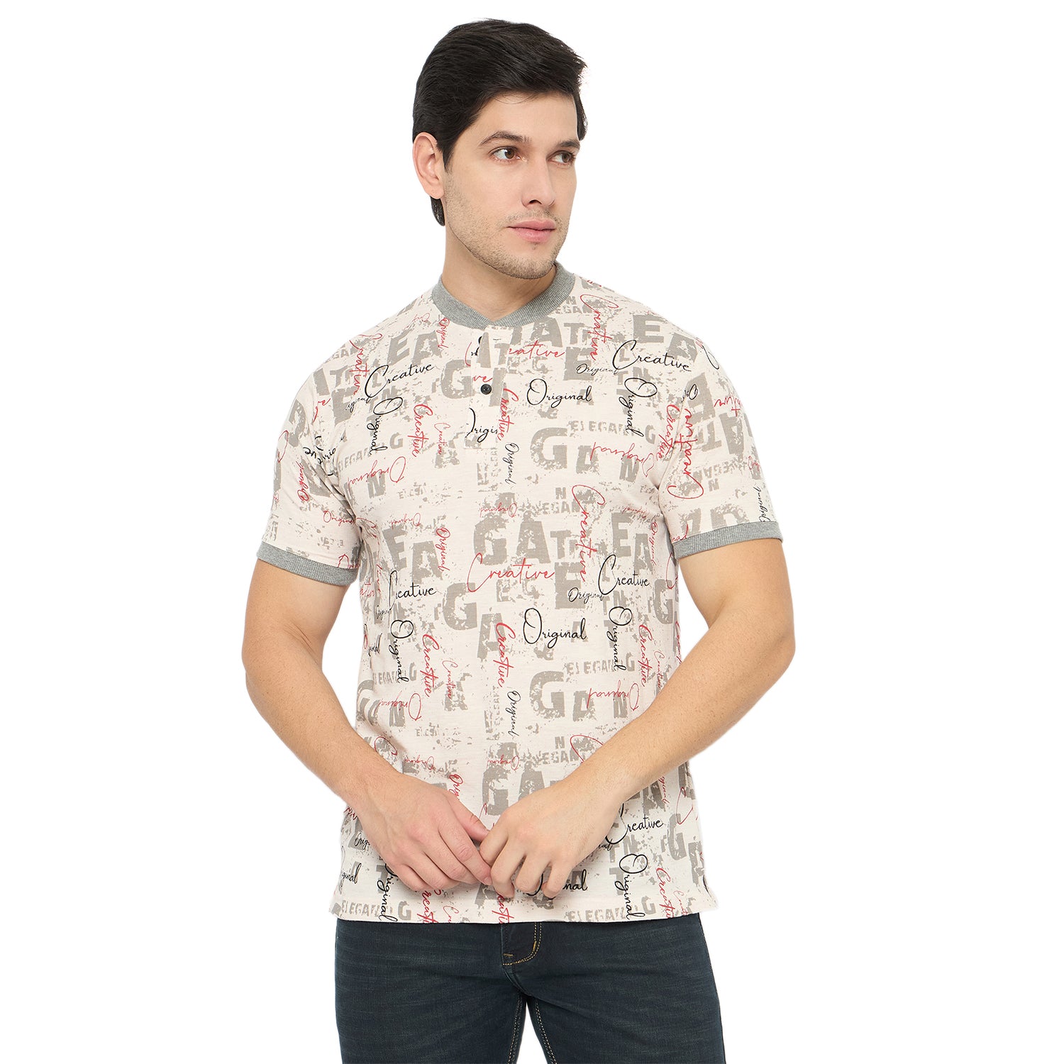 Duke Urban Men Half Sleeve Cotton Tshirt (ONLF306)