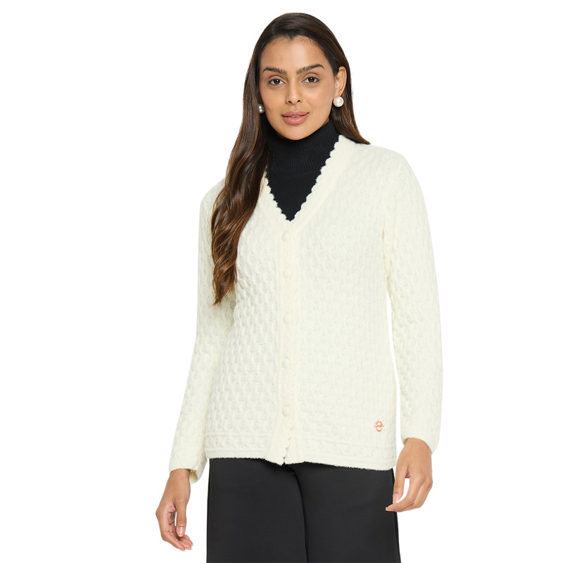 Duke Urban Women Full Sleeve V-Neck Cardigan (SDS1158)