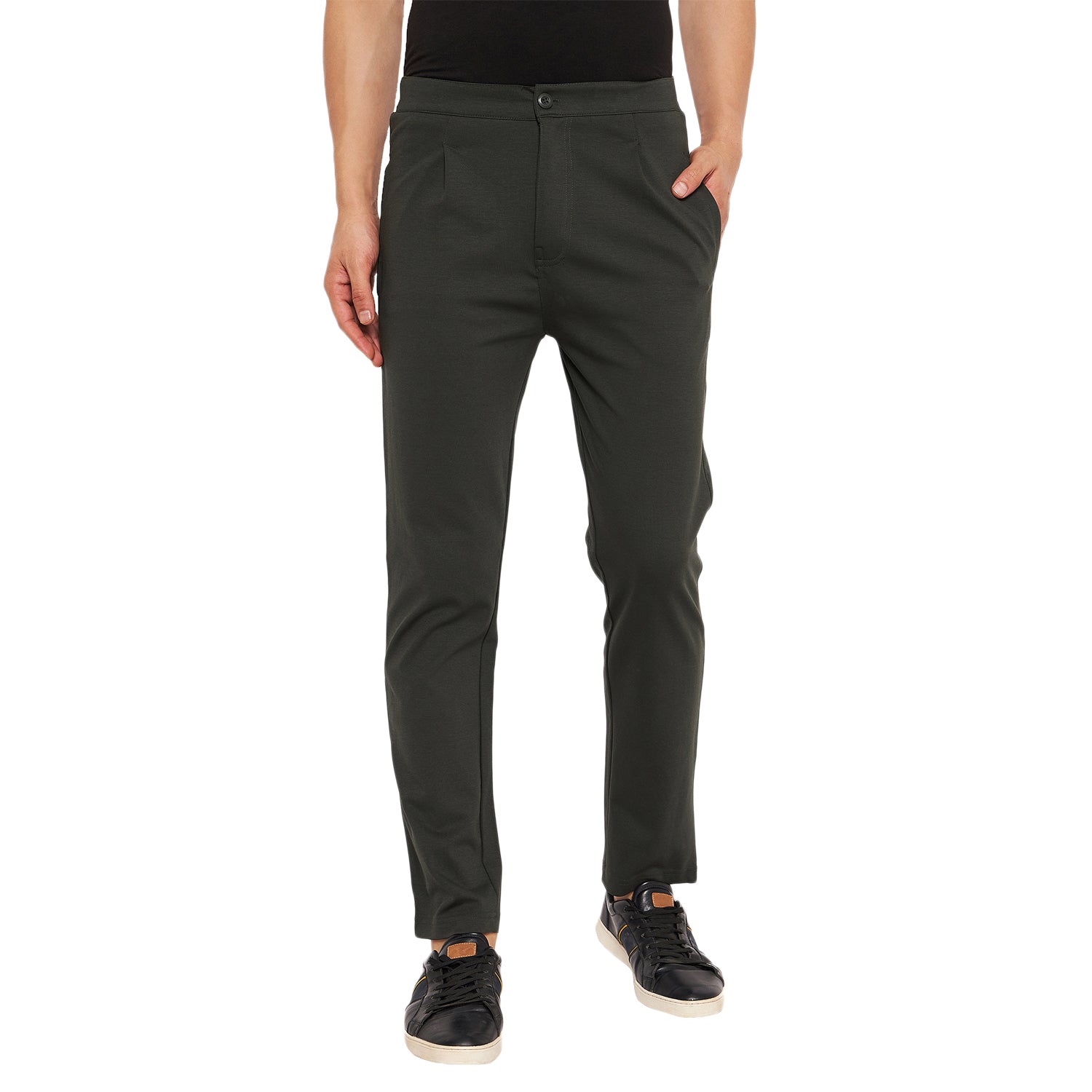 Duke Urban Men Solid Track Pant (LF5661)