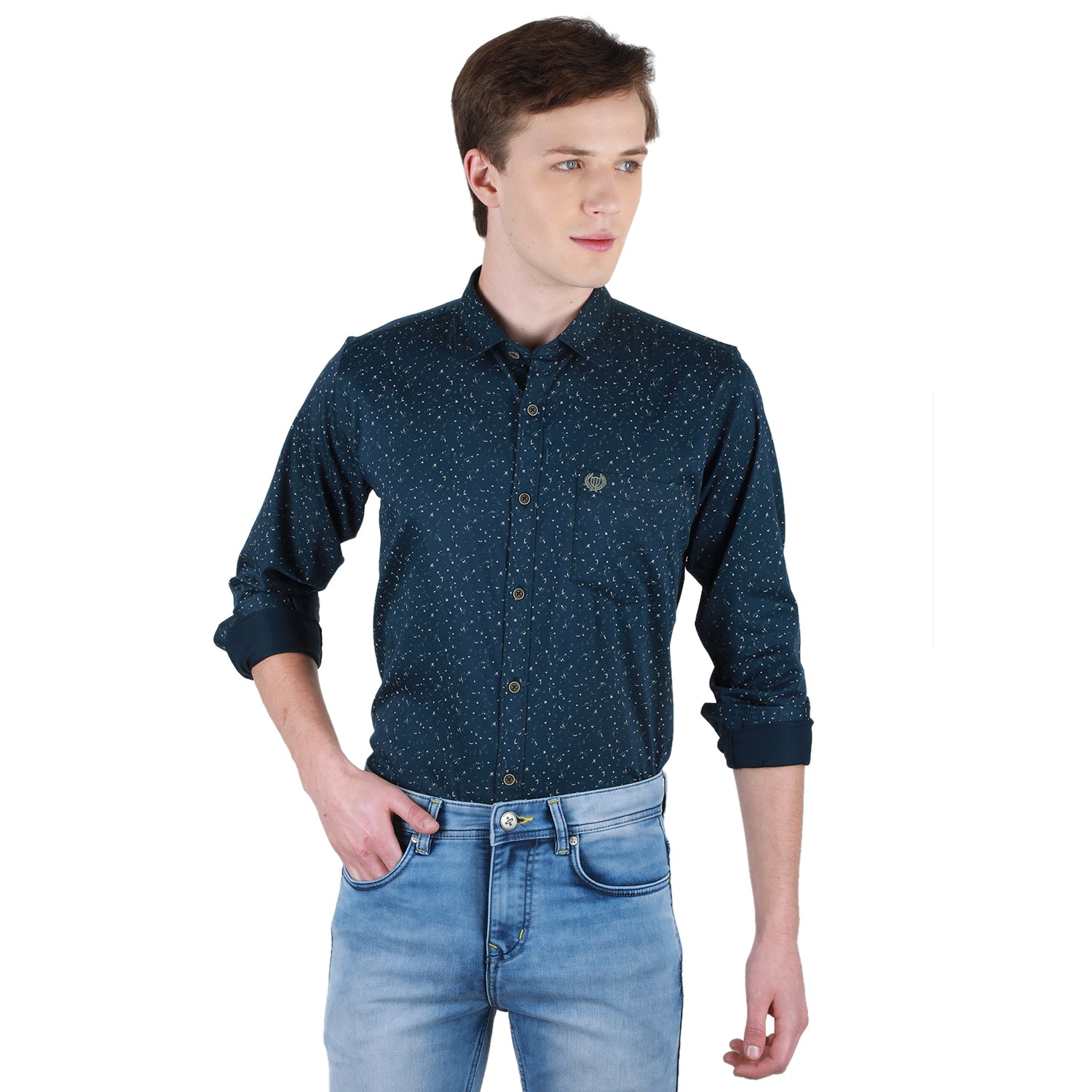 Duke Urban Men Full Sleeve Cotton Shirt (SDO6PRTJ)