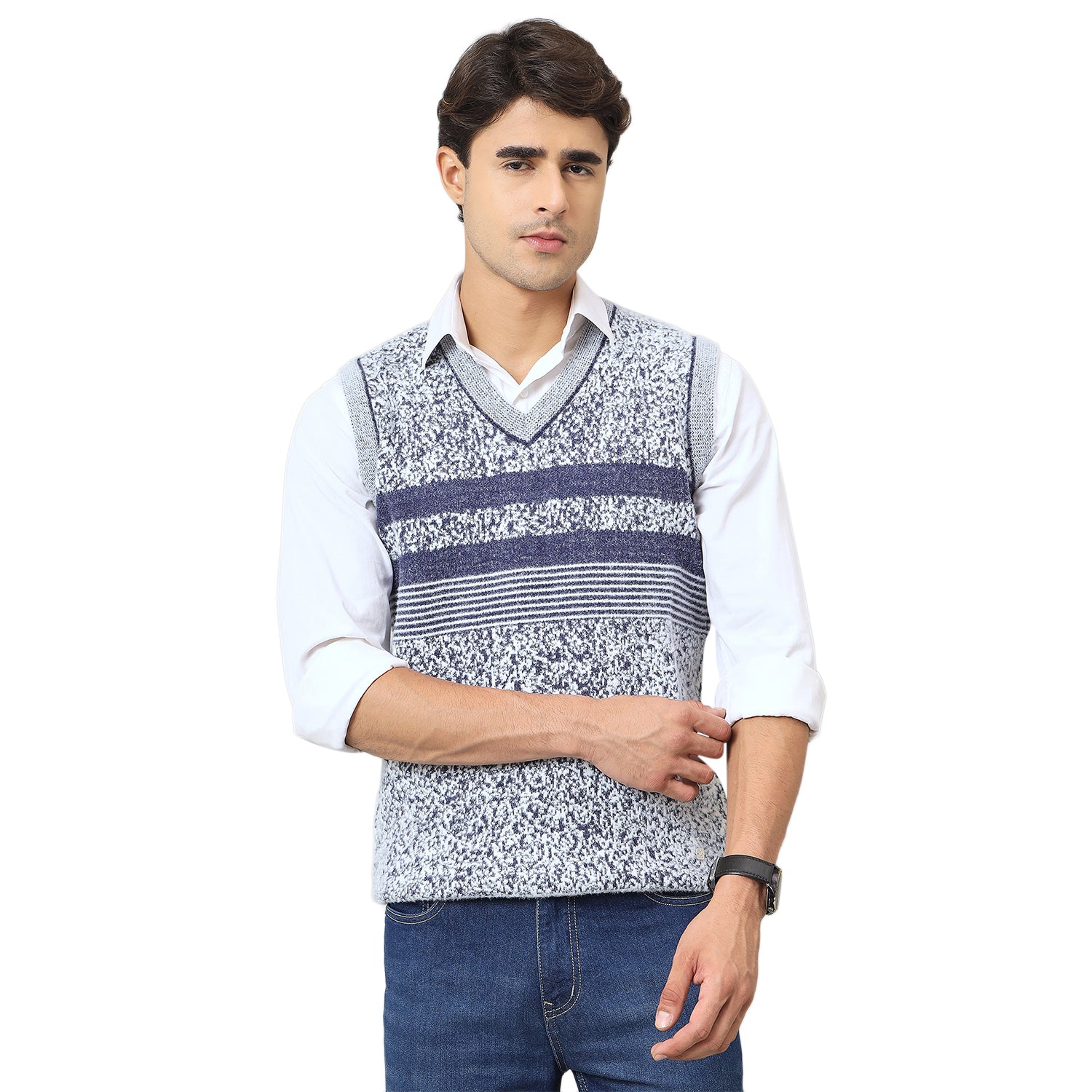 Duke Urban Men V-neck sleeveless sweater (SDS2213)