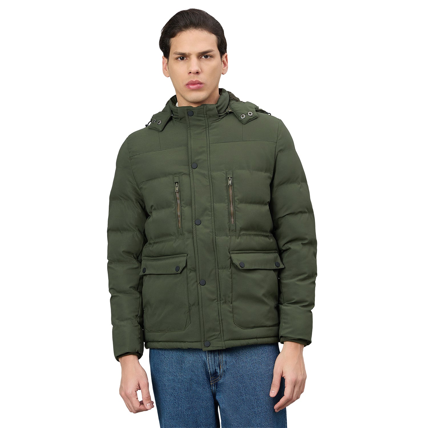 Duke Urban Men Full Sleeve Hooded Jacket (SDZ3276)