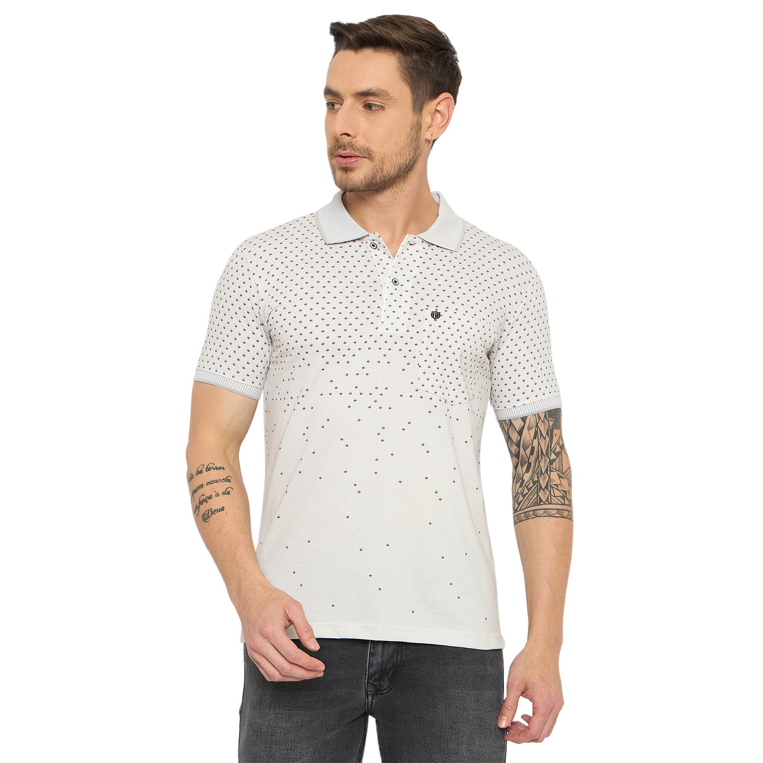 Duke Urban Men Half Sleeve Cotton Tshirt (LF7415)