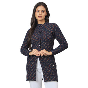 Duke Women Long Coat Shortstyle Sweater (SDS1314)