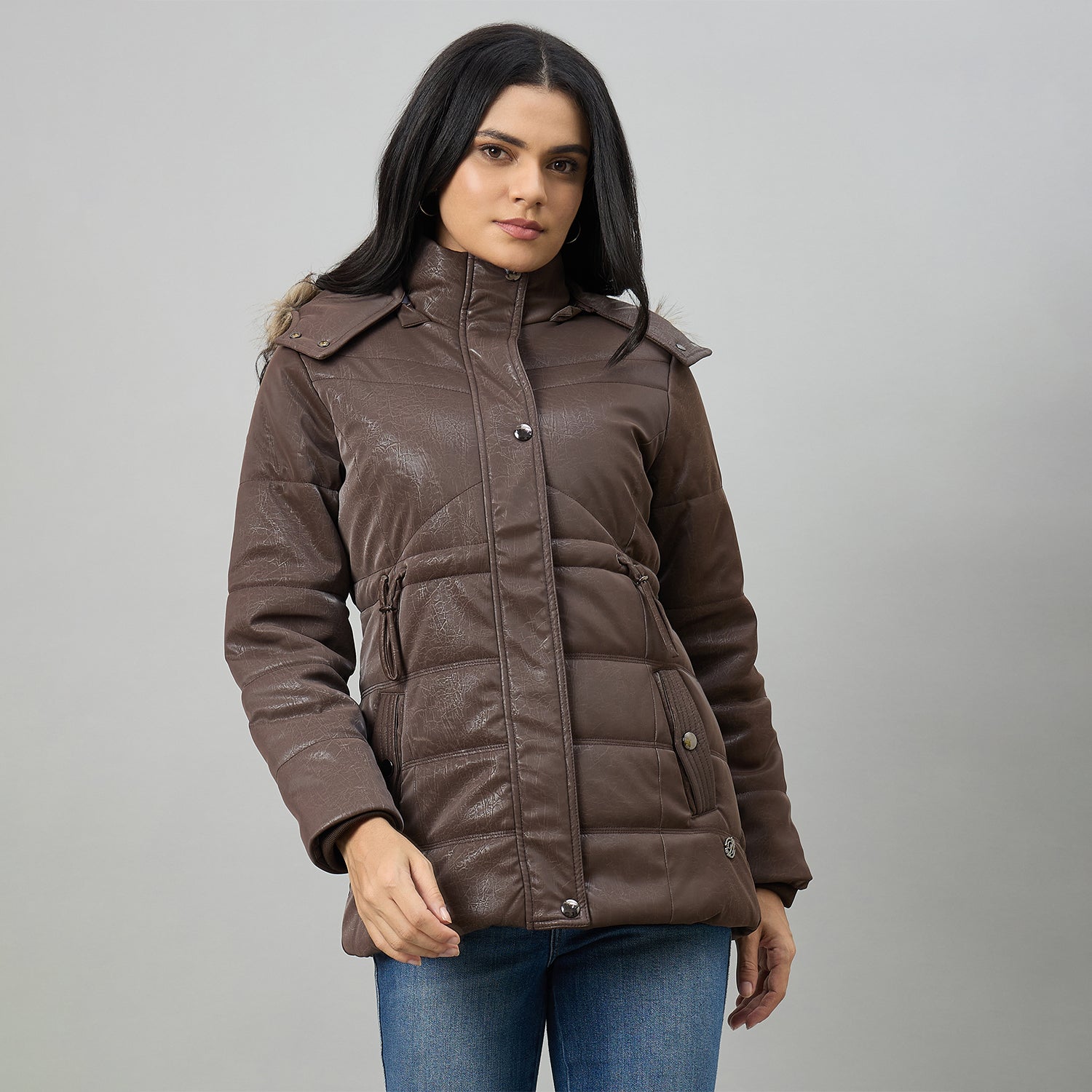 Duke Urban Women Short Style Long Length Jacket (SDZ4275)