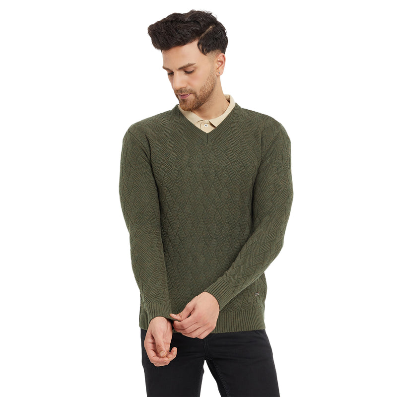 Duke Urban Men Full Sleeve V-Neck Sweater (SDS2047)