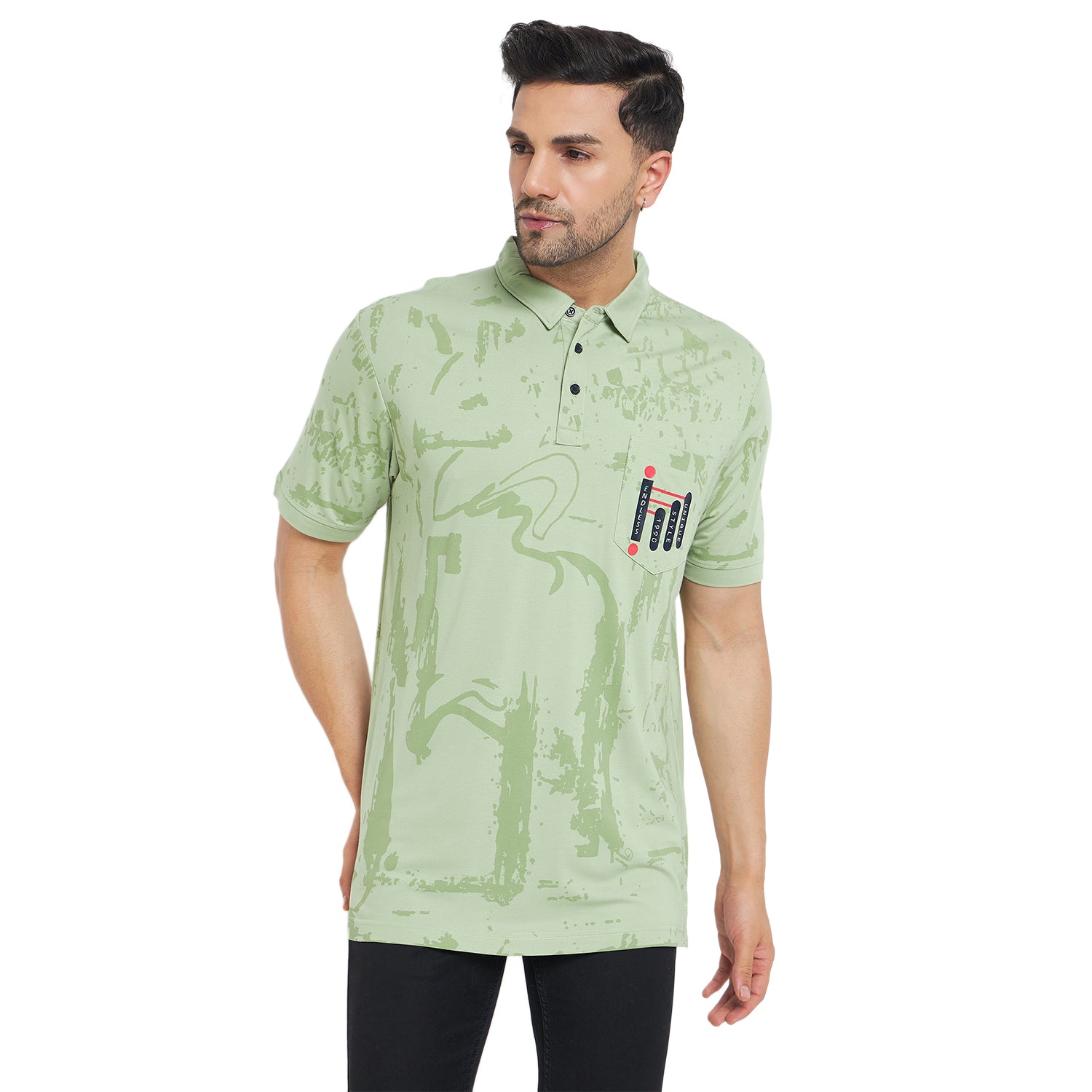 Duke Urban Men Half Sleeve Cotton T-Shirt (LF7118)
