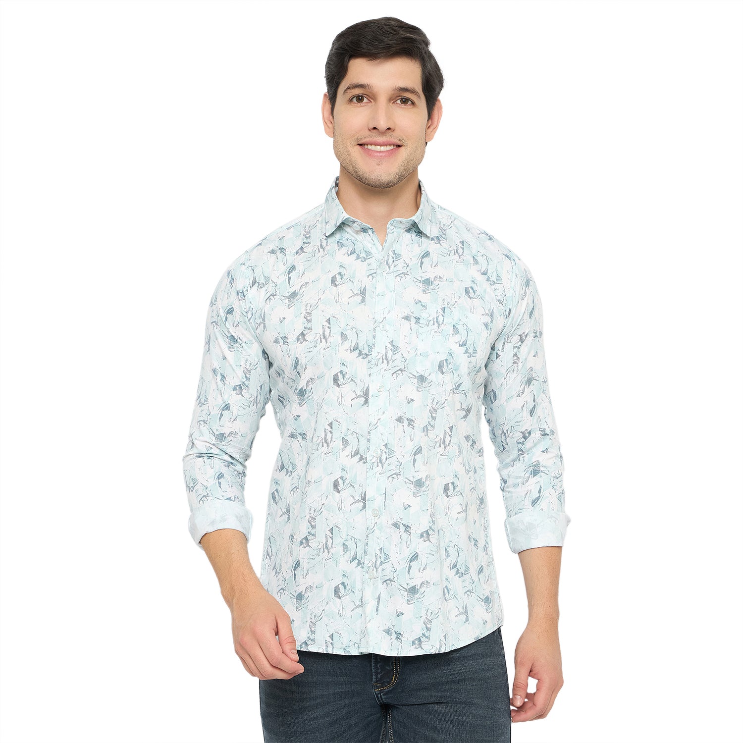 Duke Urban Men Full Sleeve Cotton Shirt (SDO8PRAR)