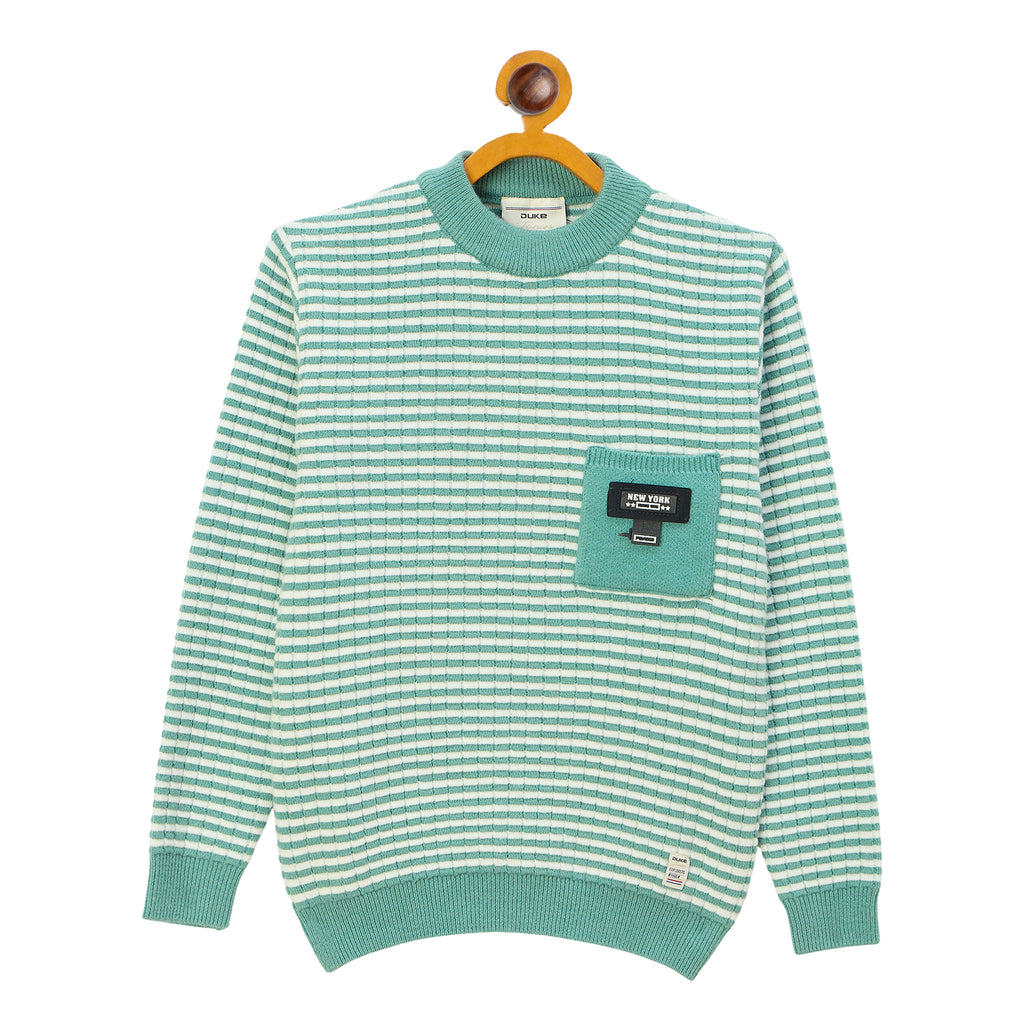 Duke Urban Boys Round Neck Full Sleeve Regular Sweater (S3602)