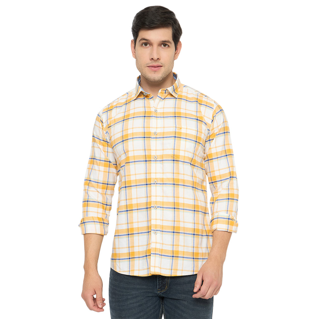 Duke Urban Men Full Sleeve Cotton Shirt (SDO8CKAD)