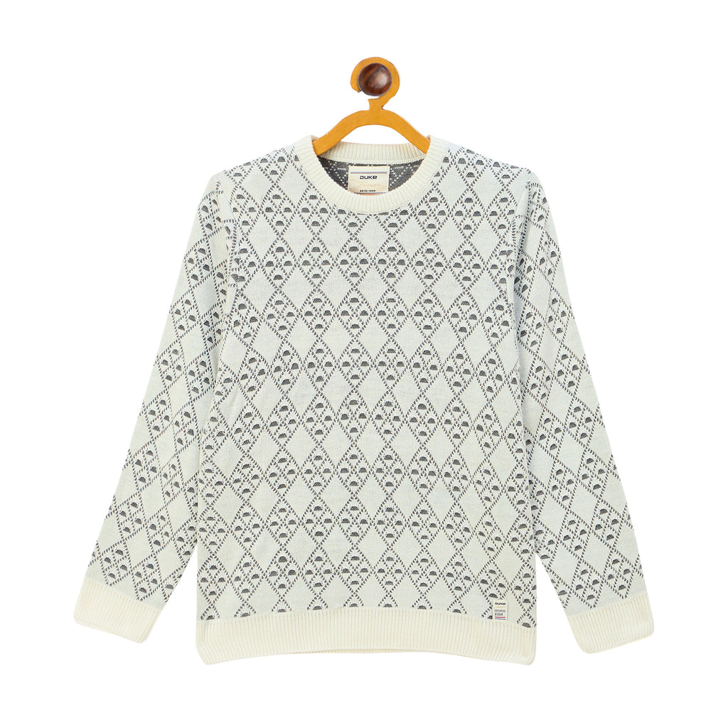 Duke Urban Boys Round Neck Full Sleeve Regular Sweater (S3613)