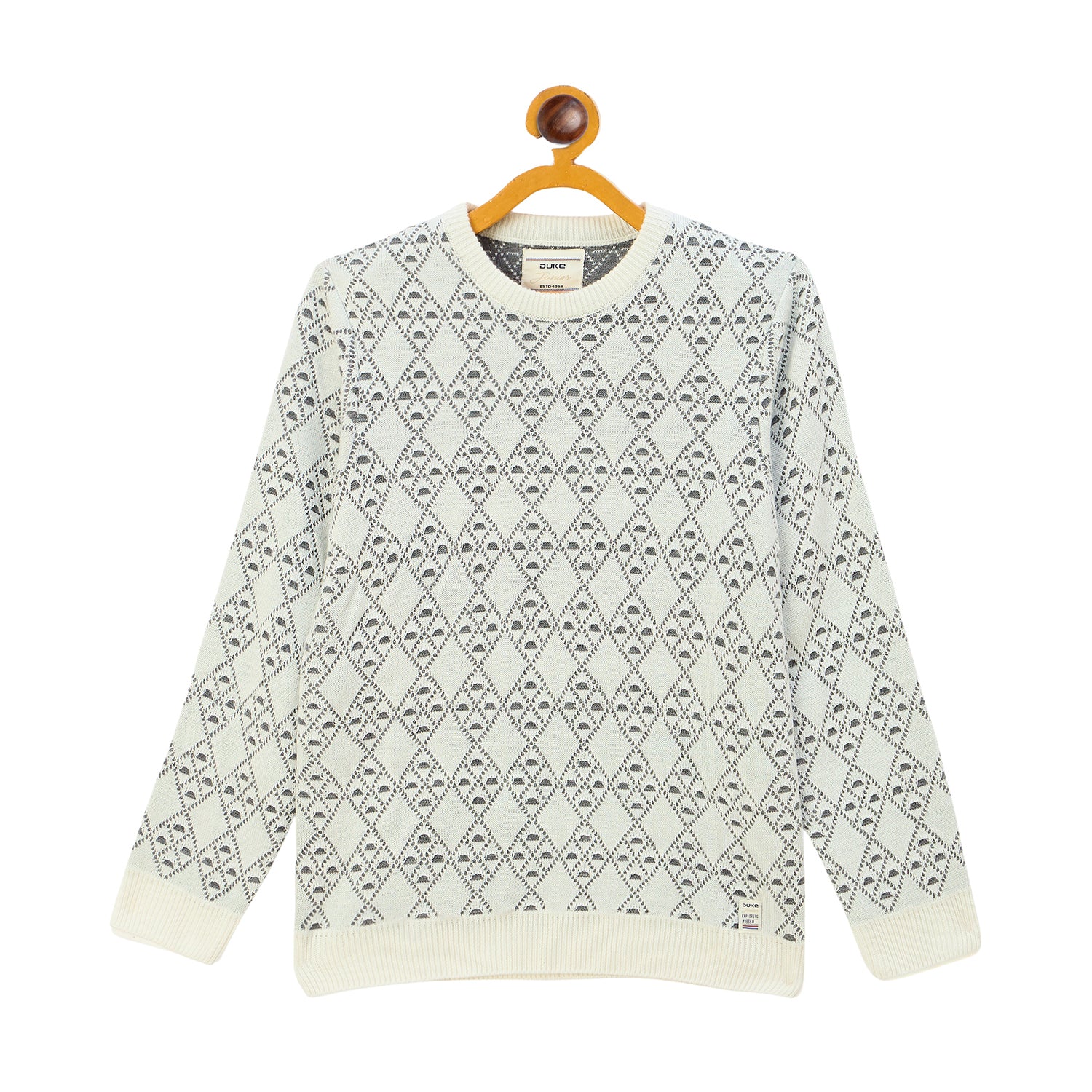 Duke Urban Boys Round Neck Full Sleeve Regular Sweater (S3613)