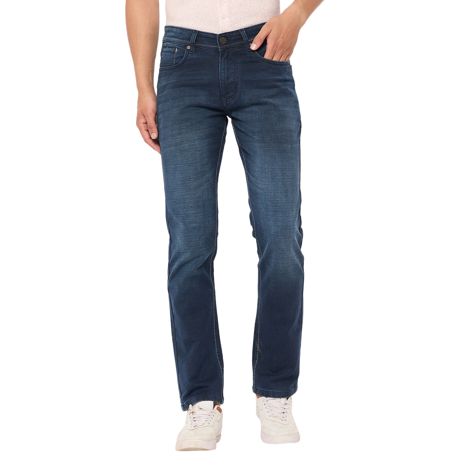 Duke Urban Men Comfort Fit Stretchable Jeans (SDD5660C)