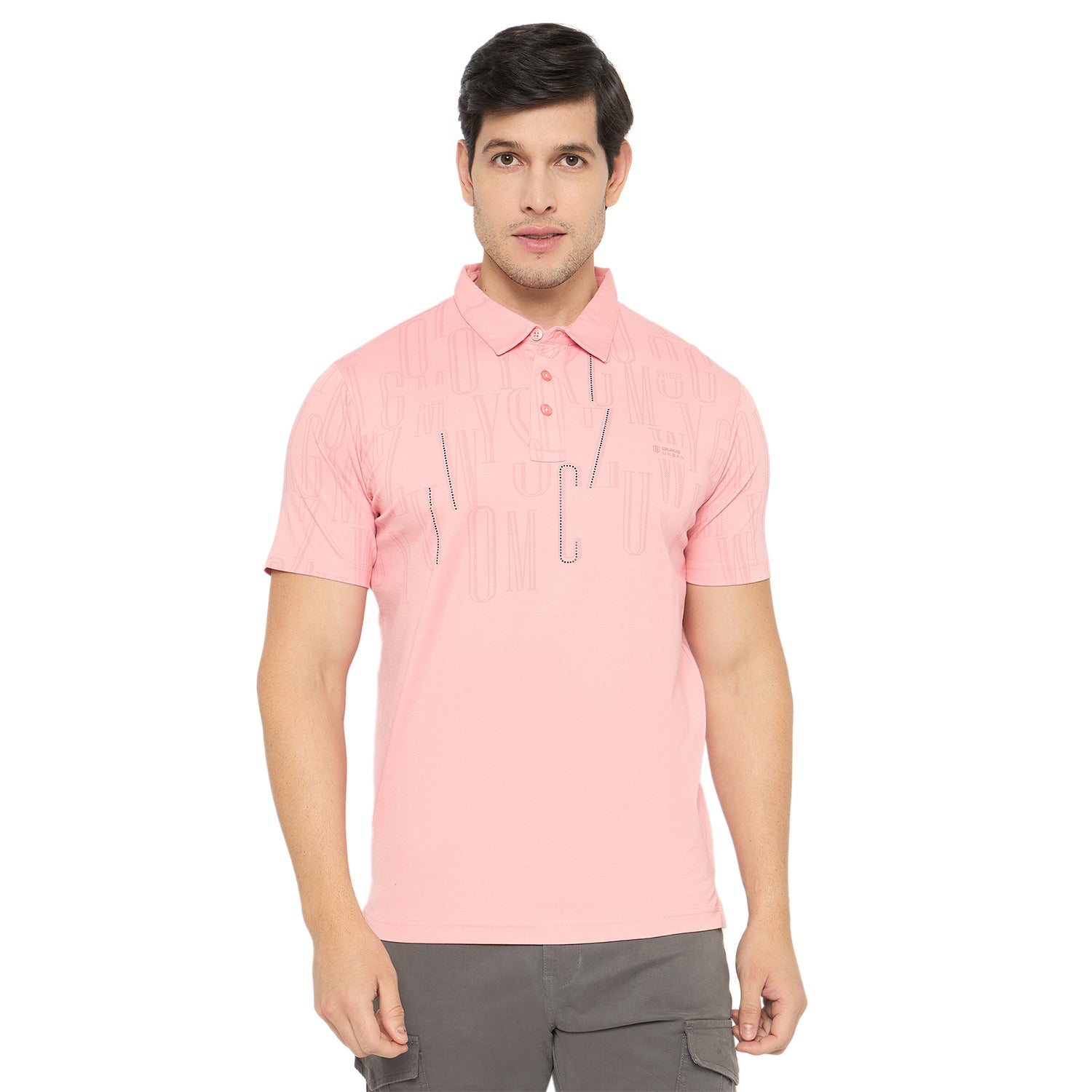 Duke Urban Men Half Sleeve Cotton Tshirt (LF7455)