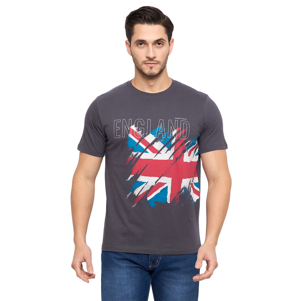 Duke Urban Men Half Sleeve Cotton T-shirt (LF7223)