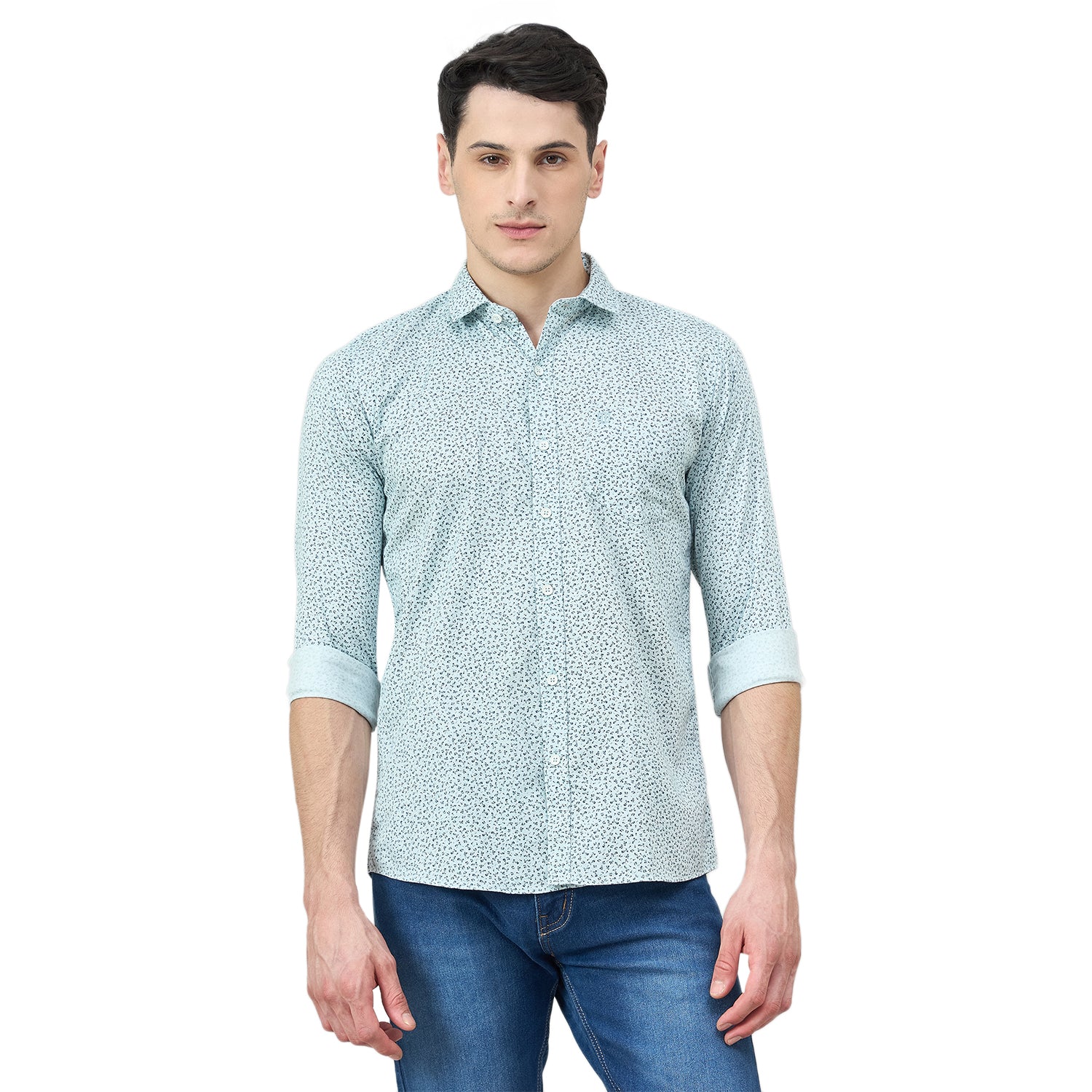 Duke Urban Men Full Sleeve Cotton Shirt (SDO8PRAZ)