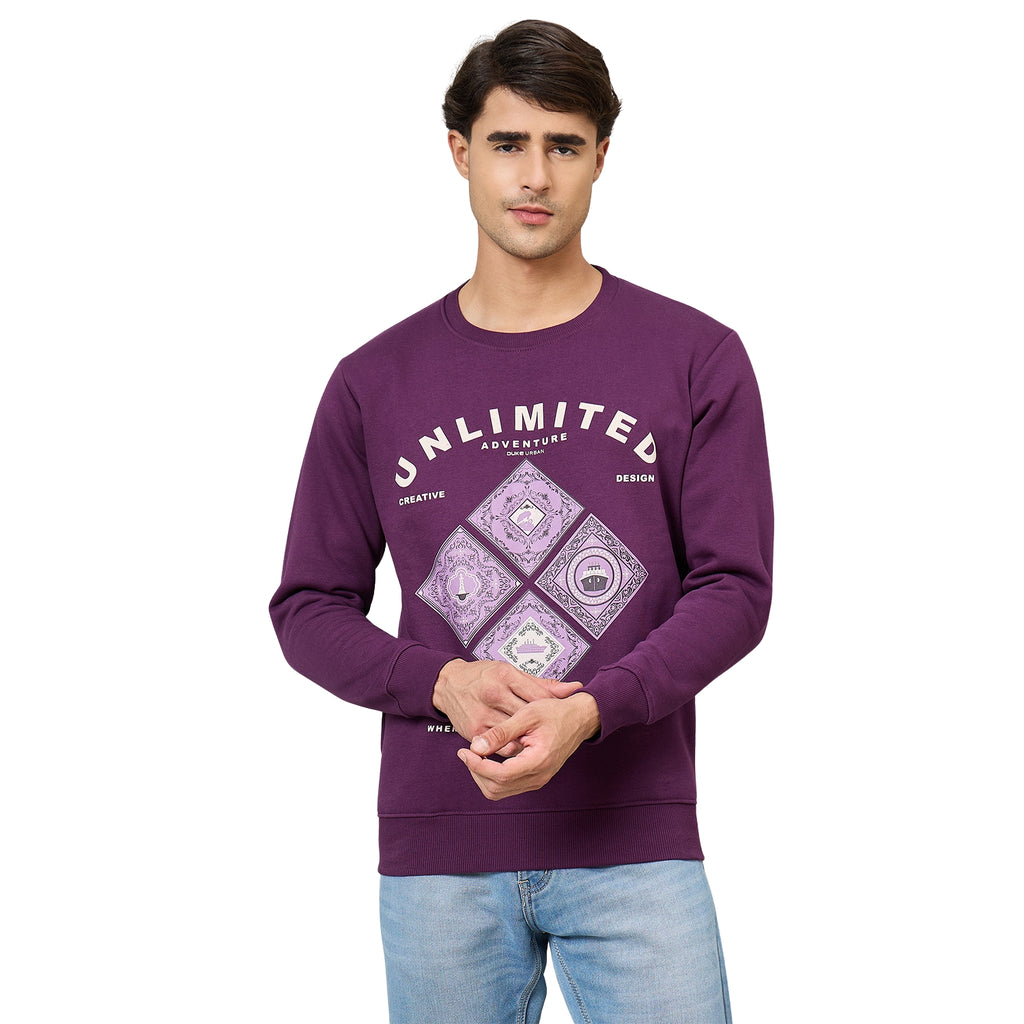 Duke Urban Men Round Neck Regular Sweatshirt (LF6345)