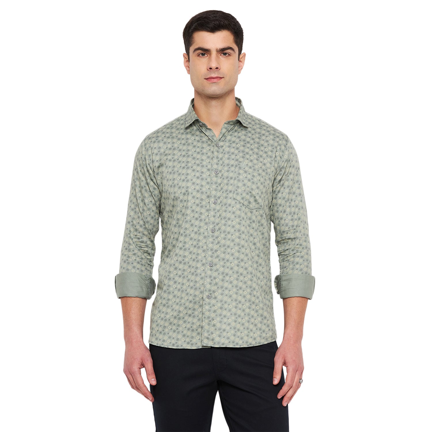 Duke Stardust Men Full Sleeve Cotton Shirt (SDO8PRSU)