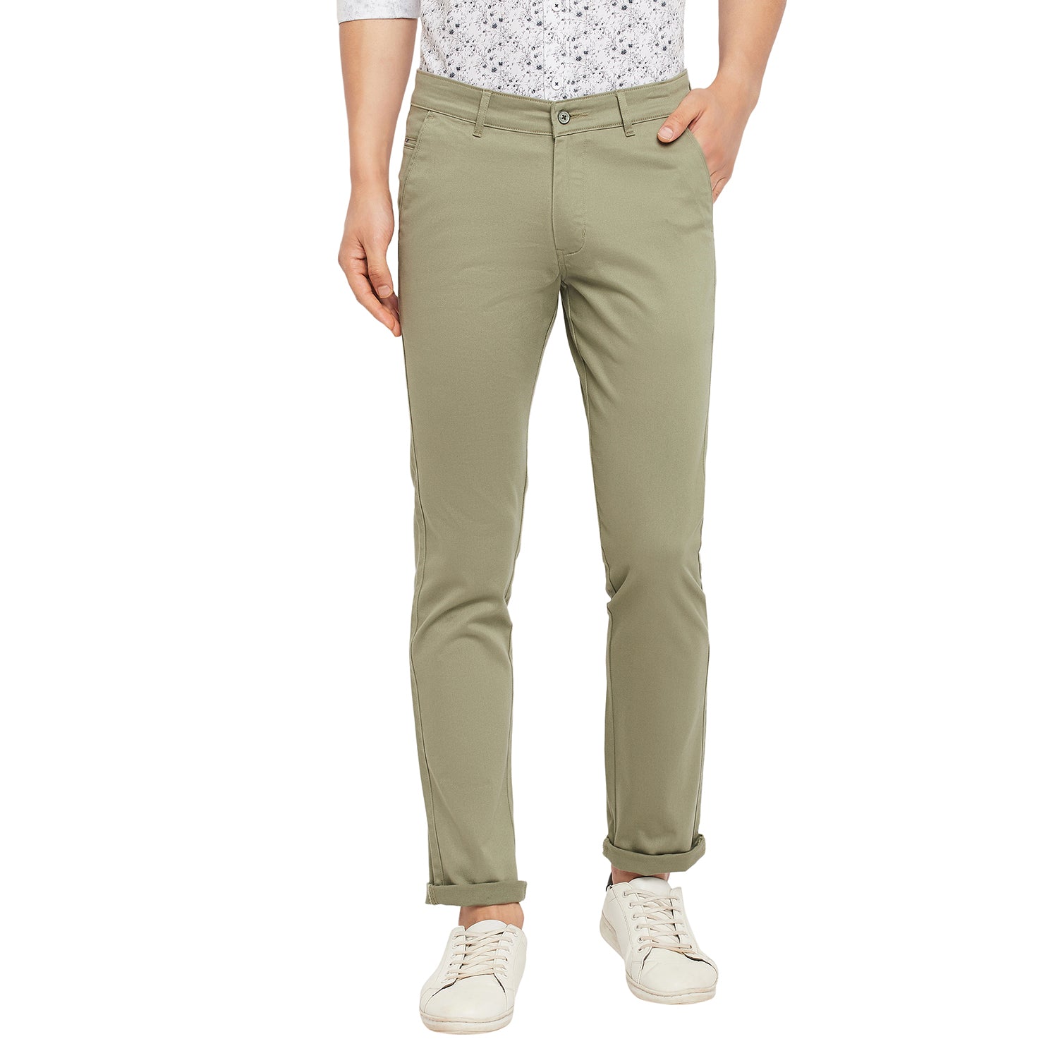 Duke Urban Men Slim Fit Cotton Trousers (SDT4581)