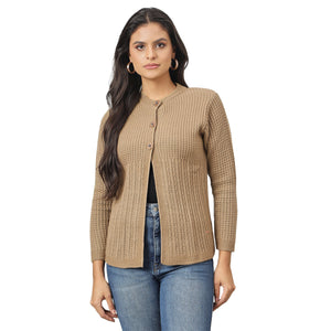 Duke Women Front Open Regular Sweater (SDS1341)